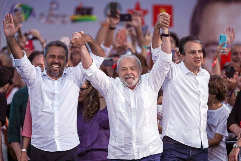 Elmano, Lula e Camilo