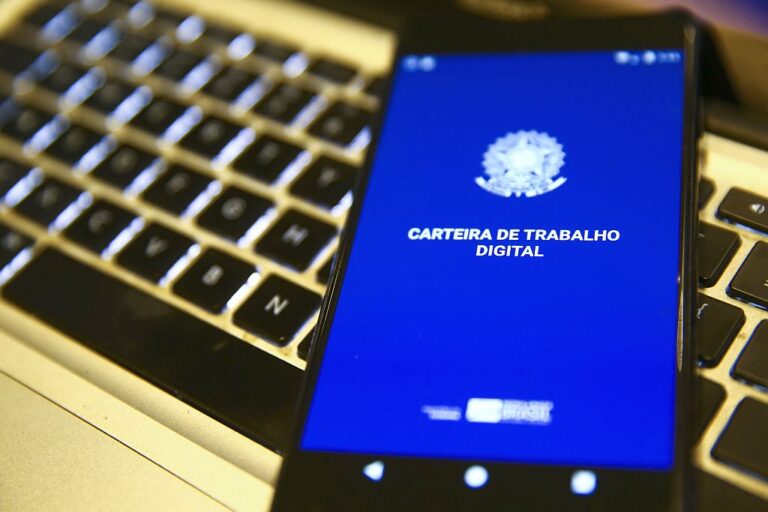Carteira de trabalho digital.