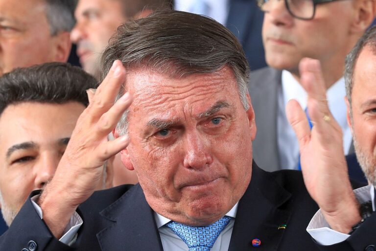 Brasília (DF), 26/03/2025  - Ex-presidente Jair Bolsonaro durante declaração a imprensa após virar Réu no STF. Foto: Lula Marques/Agência Brasil