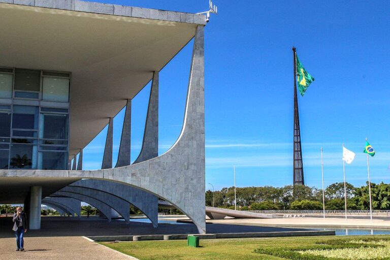 Brasília - 22.05.2023 - Foto da Fachada do Palácio do Planalto em Brasília. Foto: Antônio Cruz/ Agência Brasil