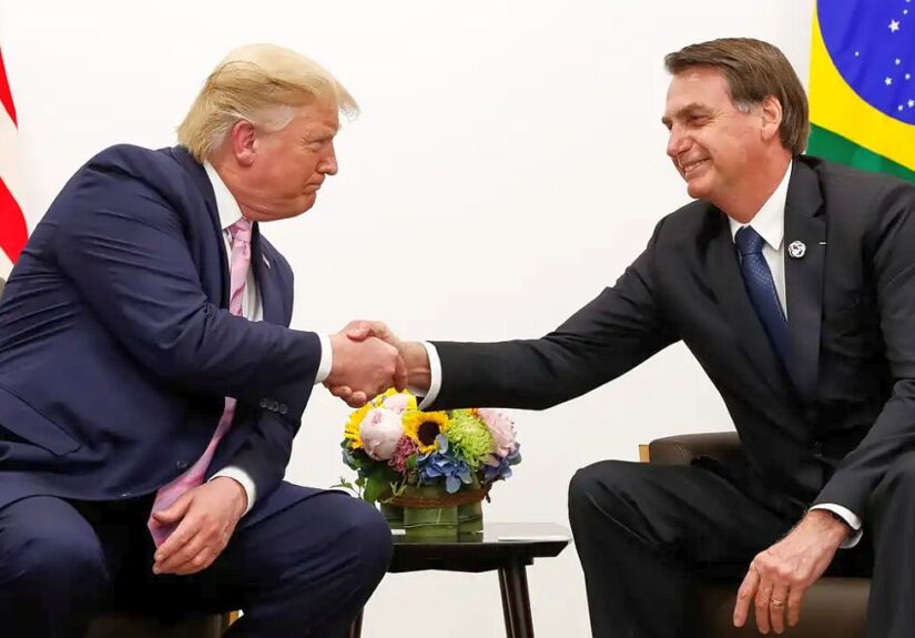 trump e bolsonaro