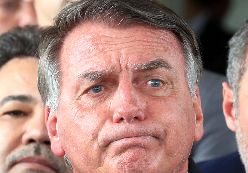 Brasília (DF), 26/03/2025  - Ex-presidente Jair Bolsonaro durante declaração a imprensa após virar Réu no STF. Foto: Lula Marques/Agência Brasil