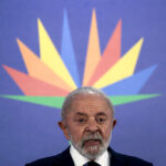 Lula durante pronunciamento no Brics.