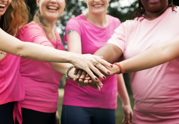 Women fighting breast cancer